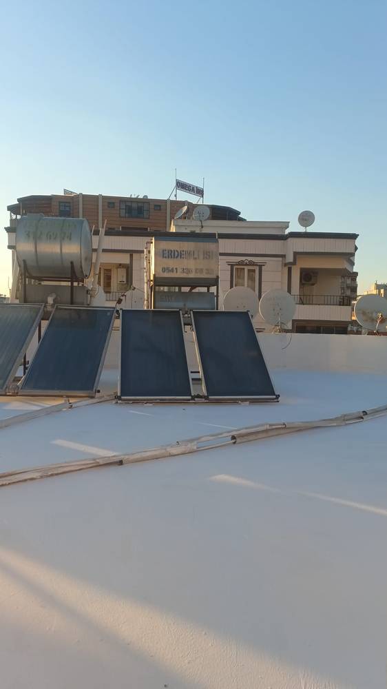 Teras dam Thermofull uygulaması — gün batımı